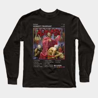 Autopsy - Morbidity Triumphant Tracklist Album Long Sleeve T-Shirt